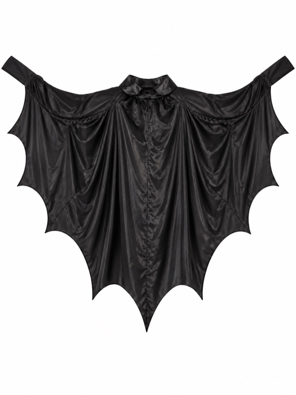 New - Smiffys Vampire Bat Wings Black Adult Halloween Costume Cape